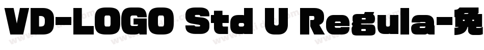 VD-LOGO Std U Regula字体转换